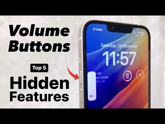 IPhone volume buttons